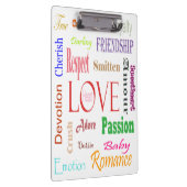 Porte-bloc Love Synonyms par Shirley Taylor (Swatch)