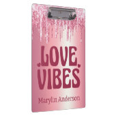 PORTE-BLOC LOVE VIBES VALENTINE PINK PARTIES SCINTILLANT DRIP (Swatch)