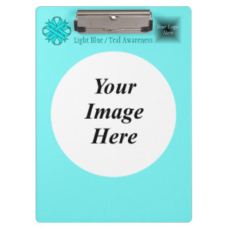 Porte-bloc Lt Blue/Teal Clover Ribbon Template by K Yoncich