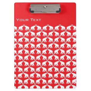Porte-bloc Lucky Red Elephant