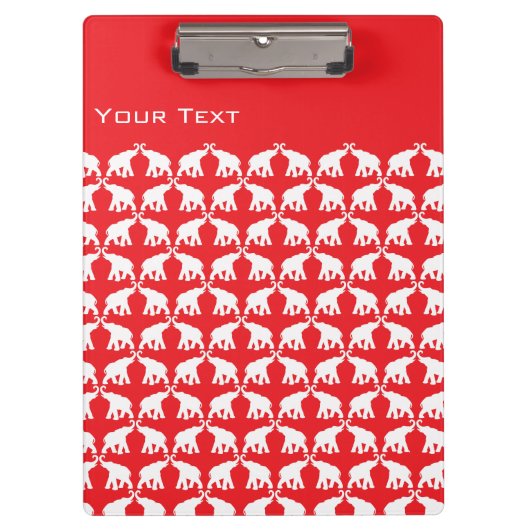 Porte-bloc Lucky Red Elephant (Devant)
