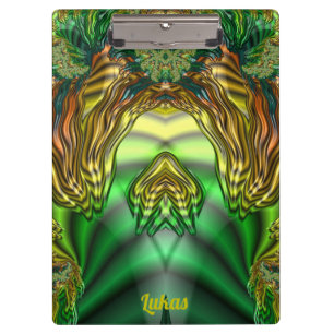 Porte-bloc LUKAS ~ETHEREAL ! Vert, Orange, Noir, Gris Jaune