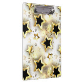 Porte-bloc Lumière transparente avec étoiles or (Swatch)