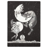 Porte-bloc Lune céleste ciel Univers Dieu Nuit Illustration (Dos)