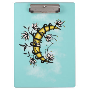 Porte-bloc Lune De Cuisine En Fleurs Wiccan