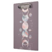 Porte-bloc Lunes aquarelles colorées (Gauche)