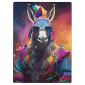 Porte-bloc Lunettes bleues Funky Donkey (Dos)