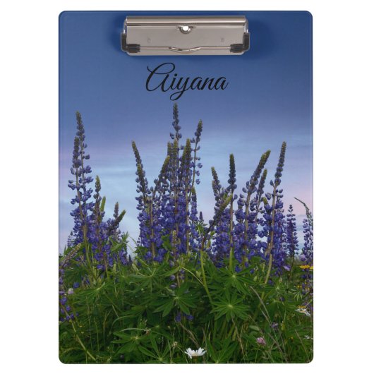 Porte-bloc Lupins (Devant)