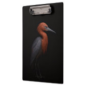 Porte-bloc Luxe Noir 4, Aigrette Roussâtre (Gauche)