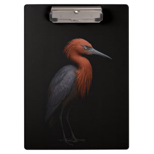Porte-bloc Luxe Noir 4, Aigrette Roussâtre