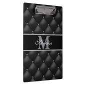 Porte-bloc luxurious black design monogramed personalized (Swatch)