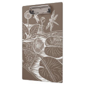 Porte-bloc Lys d'eau marron (Gauche)