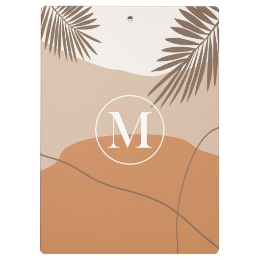 Porte-bloc M - Lettre monographie initiale M Conception abstr (Dos)