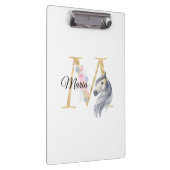 Porte-bloc M lettre nom personnalisé monogramme avec cheval (Swatch)