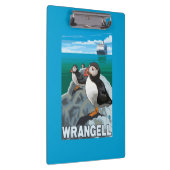 Porte-bloc Macareux et bateau de croisière - Wrangell, Alaska (Swatch)