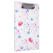 Porte-bloc Macarons appétissants en plaques d'aquarelle (Swatch)