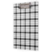 Porte-bloc MacFarlane tartan noir blanc plaid (Gauche)