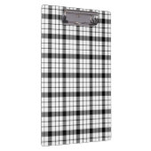 Porte-bloc MacFarlane tartan noir blanc plaid (Swatch)