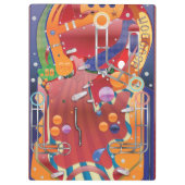 Porte-bloc Machine à Pinball (Dos)