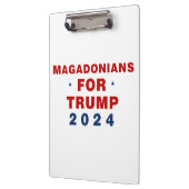 Porte-bloc Magadoniens pour Trump 2024 Rouge bleu (Gauche)