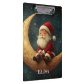 Porte-bloc Magical Night with Crescent Moon and Santa Claus (Swatch)