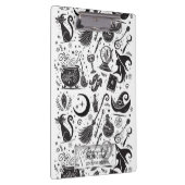 Porte-bloc Magique Sorcière Whimsical Wiccan Pagan noir & bla (Swatch)