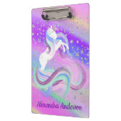 Porte-bloc Magique Unicorne Étoiles D'Argent Étincelantes (Gauche)