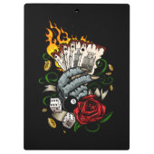 Porte-bloc Main Des Cartes (Dos)