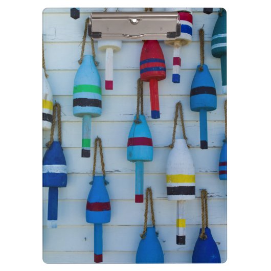 Porte-bloc Maine, Stonington, bouées décoratives de homards (Devant)