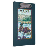 Porte-bloc MaineRiver transportant la scène par radeau (Swatch)