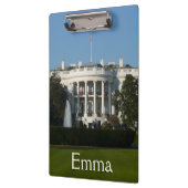 Porte-bloc Maison Blanche de Noël pour les vacances Washingto (Gauche)