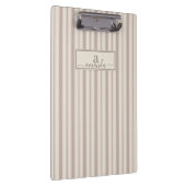 Porte-bloc Maison de campagne rustique initiale rayée beige e (Swatch)