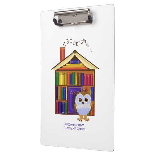 Porte-bloc Maison rêveuse - bibliothèque ! (Gauche)