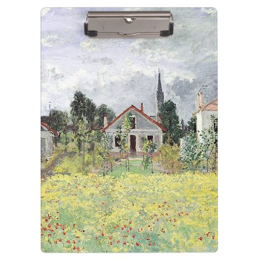 Porte-bloc Maisons à Argenteuil Claude Monet (Devant)