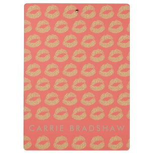 Porte-bloc Make Up Gold Parties scintillant Lièvres Peach Per