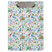 Porte-bloc Maladie de Lyme, Ruban vert, Chaux, Porte - bloc d (Devant)