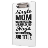 Porte-bloc Maman célibataire multitâche Ninja (Gauche)