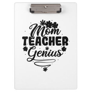 Porte-bloc Maman Enseignant Genius