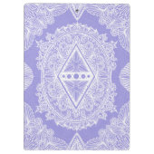 Porte-bloc Mandala de diamant céleste (Dos)