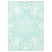 Porte-bloc Mandala en verre marin (Dos)