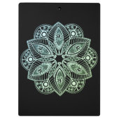 Porte-bloc Mandala Exotic Tribal Green Gradient (Dos)