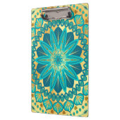 Porte-bloc Mandala Fleur Or Bleu (Gauche)