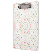 Porte-bloc mandala floral pêche (Gauche)