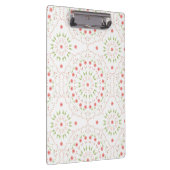 Porte-bloc mandala floral pêche (Swatch)