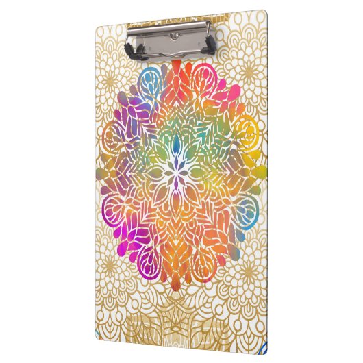 Porte-bloc Mandala multicolore (Gauche)