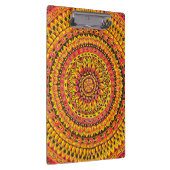Porte-bloc Mandala Original Art couleur orange  (Swatch)