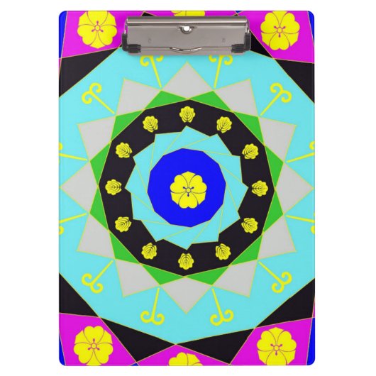 Porte-bloc Mandala : Porte - bloc décorative (Devant)