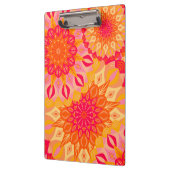 Porte-bloc Mandala Superposé Orange Rose Jaune (Gauche)