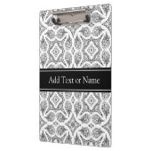 Porte-bloc Mandala Zen noir et blanc Personnalisé (Gauche)