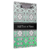 Porte-bloc Mandala Zen noir et vert personnalisé (Swatch)